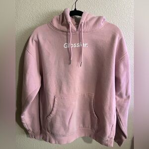glossier sweatshirt
